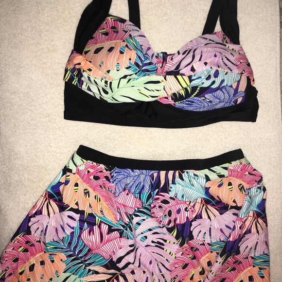 Bikini with Swim Skirt - Picture 1 of 5